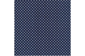 Michael Miller cotton fabric, Polkadot, Pencil Point, Navy